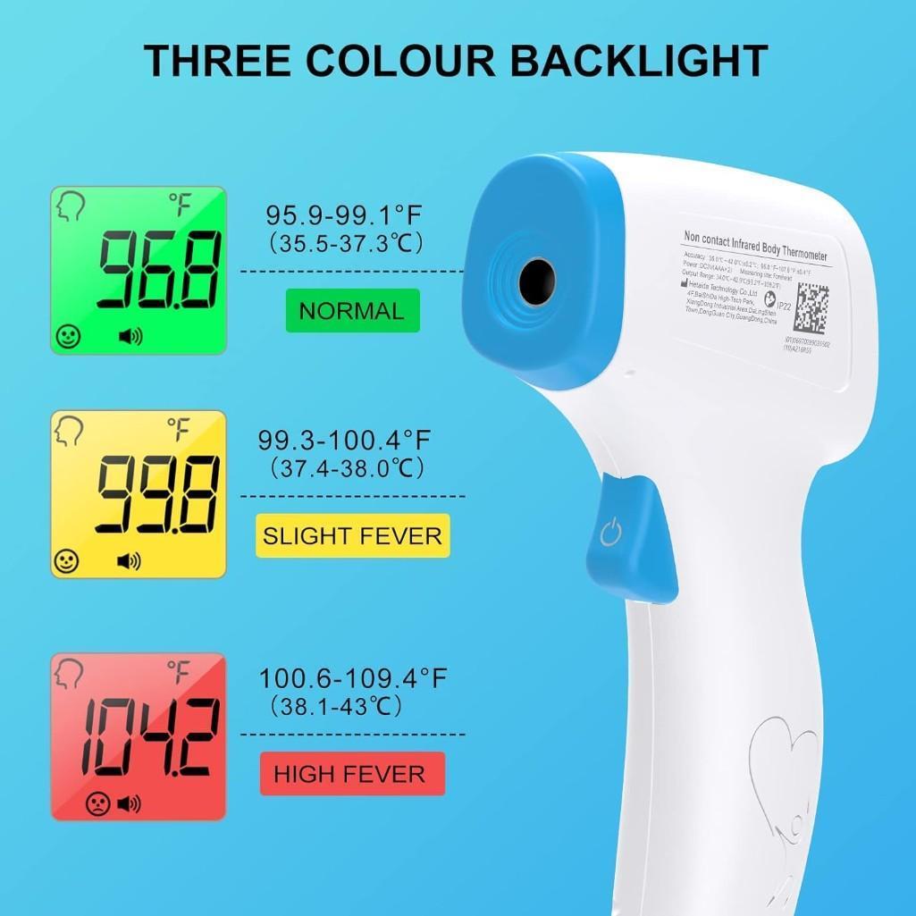 Digital Thermometer for Adults and Kids, No Touch Forehead Thermometer for Baby, $17.99 MSRP