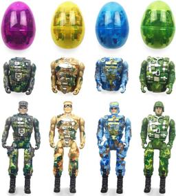 4 Pack Jumbo Soldier Deformation Easter Eggs with Toys, $14.99 MSRP