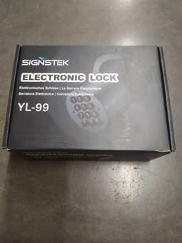 Signstek Keyless Entry Door Lock,Door Knob with Keypad, $54.49 MSRP