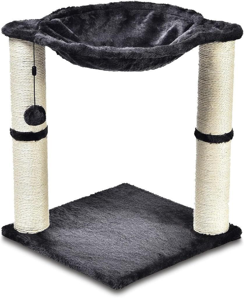 Amazon Basics Cat Tower with Hammock and Scratching Posts for Indoor Cats, $27.40 MSRP