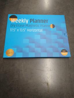 Large Dry-Erase Magnetic Weekly Calendar 13.5"W x 17.5"H, $34.95 MSRP