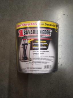 Official As Seen On TV Bavarian Edge Kitchen Knife Sharpener by BulbHead, Sharpens, $29.99 MSRP
