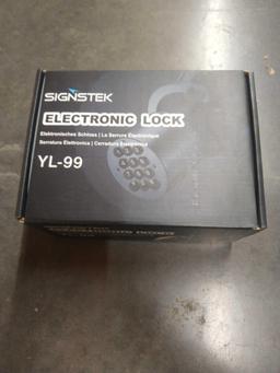 Signstek Keyless Entry Door Lock,Door Knob with Keypad, $54.49 MSRP