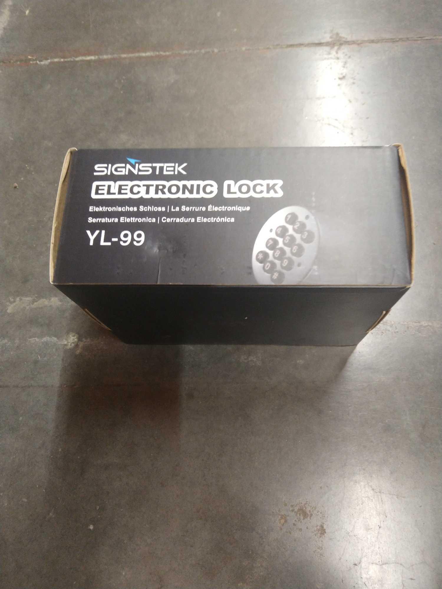 Signstek Keyless Entry Door Lock,Door Knob with Keypad, $54.49 MSRP