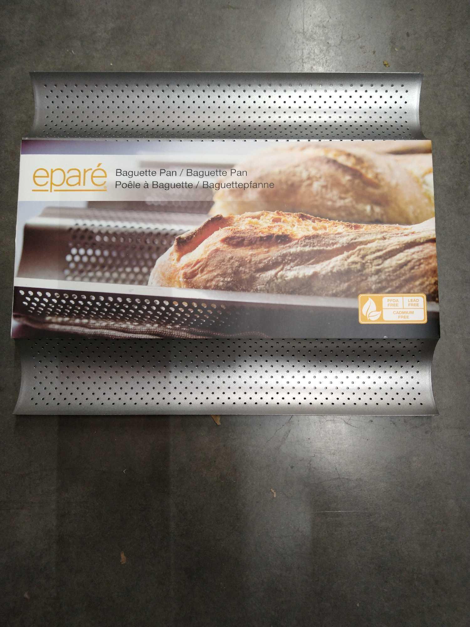 Epare French Baguette Bread Pan for Baking - 15" x 13" Non Stick Pan, $29.99 MSRP