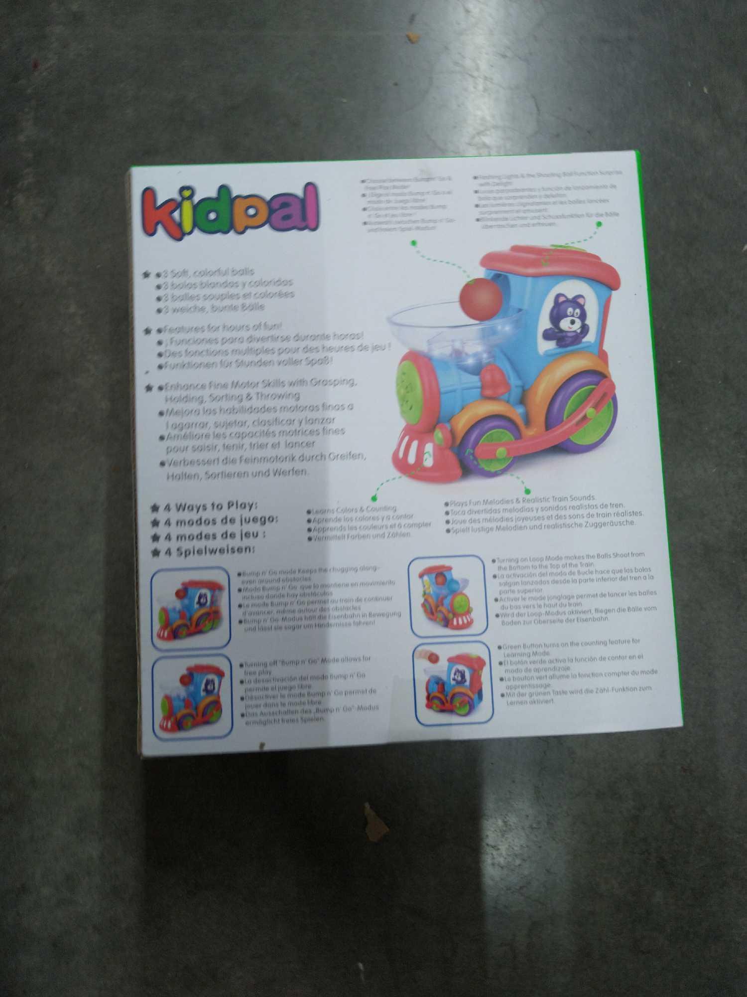 Kidpal Drop n Go Train Ball Poppin Baby Toy with Sound Colorful Motor Skills, $39.99 MSRP