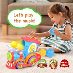 Kidpal Drop n Go Train Ball Poppin Baby Toy with Sound Colorful Motor Skills, $39.99 MSRP