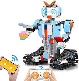 AOKESI Building Block Robot Kits for Kids Remote & APP Control, $39.99 MSRP