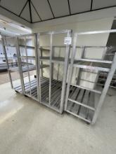 (4) Aluminum Rolling Ice cream Carts.  Your bid X 4