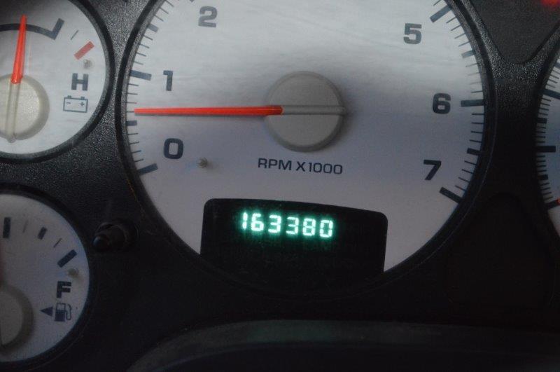 '03 Dodge 1500 w/ 5.9 Liter gas engine, 4wd, 163,380 miles. (V.I.N.# 1D7HU18Z83S206830)(needs frame