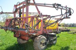 Precision 750 gallon sprayer w/ tandem axle, 60' boom, hyd. unfold, 540 PTO drive pump, hand rinse t