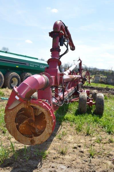 Jamesway Pumpeller multipurpose lagoon pump w/ self contained fill pipe, 8"x48', 1,000 PTO