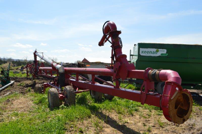 Jamesway Pumpeller multipurpose lagoon pump w/ self contained fill pipe, 8"x48', 1,000 PTO