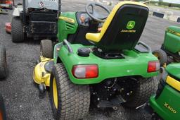 JD Z720 riding mower w/ 1,119 hrs, 54'' cut, gas (all serviced & ready to go)