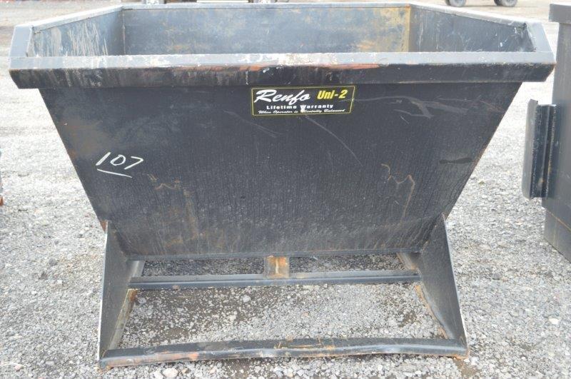 skid mount 2 yd dumpster