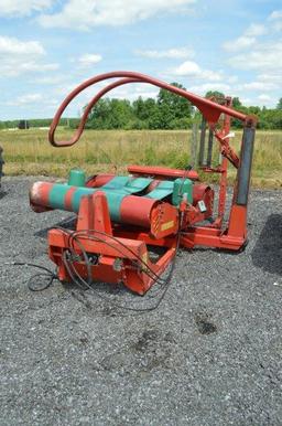 Kvernland UV7581 Silawrap bale wrapper w/ Kvernland 7593 wrap moniter system, 3pt, serial# 758125849
