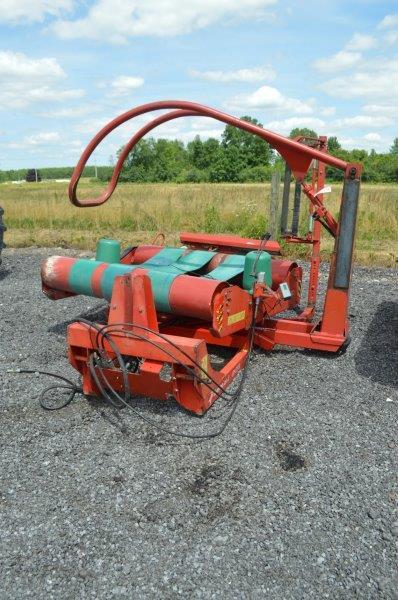 Kvernland UV7581 Silawrap bale wrapper w/ Kvernland 7593 wrap moniter system, 3pt, serial# 758125849