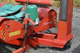 Kvernland UV7581 Silawrap bale wrapper w/ Kvernland 7593 wrap moniter system, 3pt, serial# 758125849