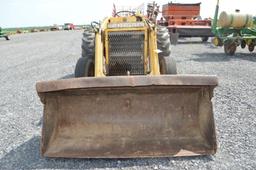 IH 3414 w/ 3pt, open station, 4sp w/ hi/low, loader, 6' bucket, 16.9-24 rear rubber
