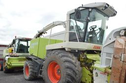 '04 Claas 870 Speedstar chopper w/ 4,851/4,046 hrs, kernel processor, autolube, 4wd, 800/65R32 front