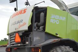 '04 Claas 870 Speedstar chopper w/ 4,851/4,046 hrs, kernel processor, autolube, 4wd, 800/65R32 front