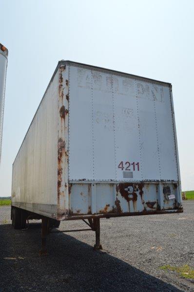 '98 Budd 45' enclosed storage trailer (no title)