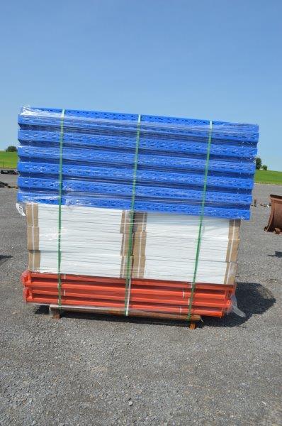 Extra heavy duty commercial racks for warehouse/ retail store, 4 levels, maximum 1100# per level, ma