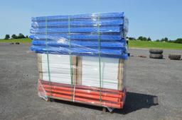 Extra heavy duty commercial racks for warehouse/ retail store, 4 levels, maximum 1100# per level, ma