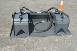 Wolverine heavy duty skid mount grapple bucket