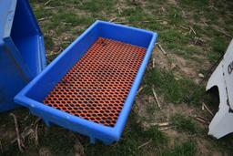 Poly dome calf warmer box w/ heater
