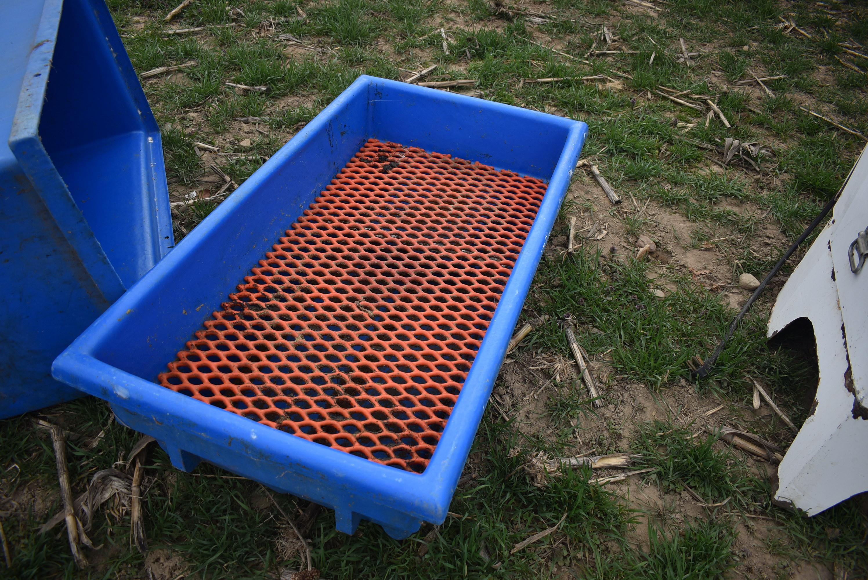 Poly dome calf warmer box w/ heater