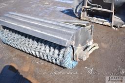 Bobcat skid mount power broom