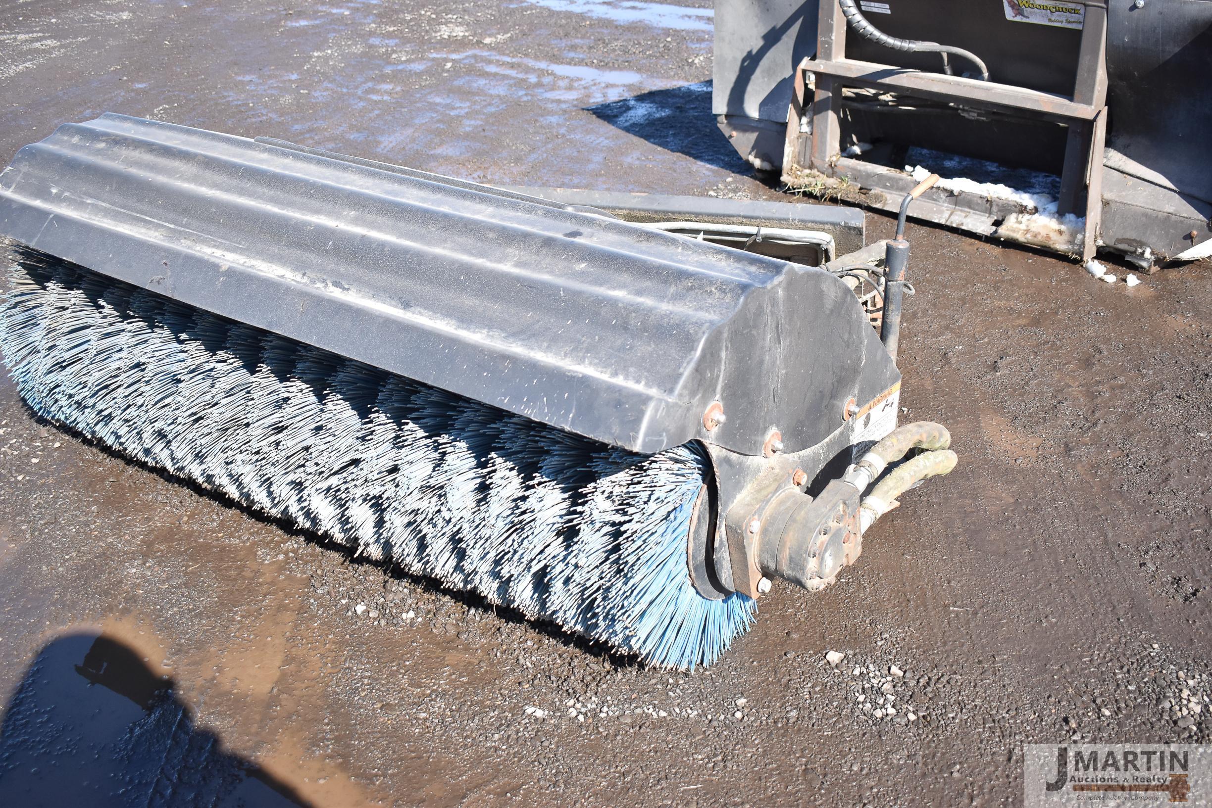 Bobcat skid mount power broom