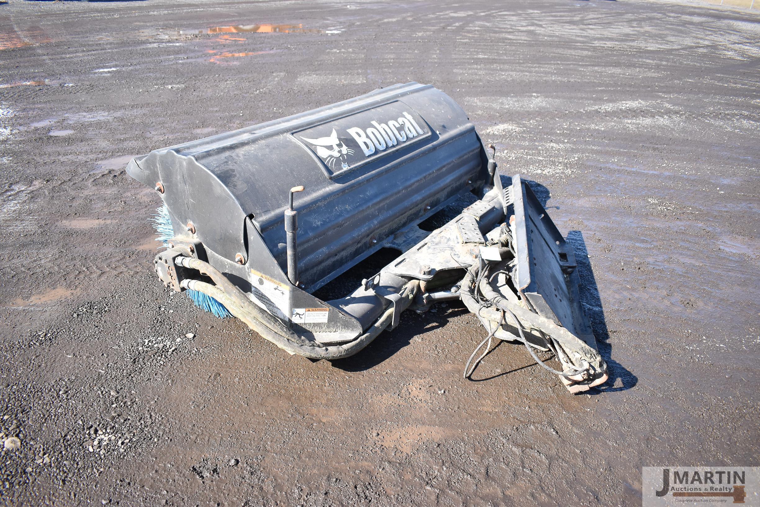 Bobcat skid mount power broom