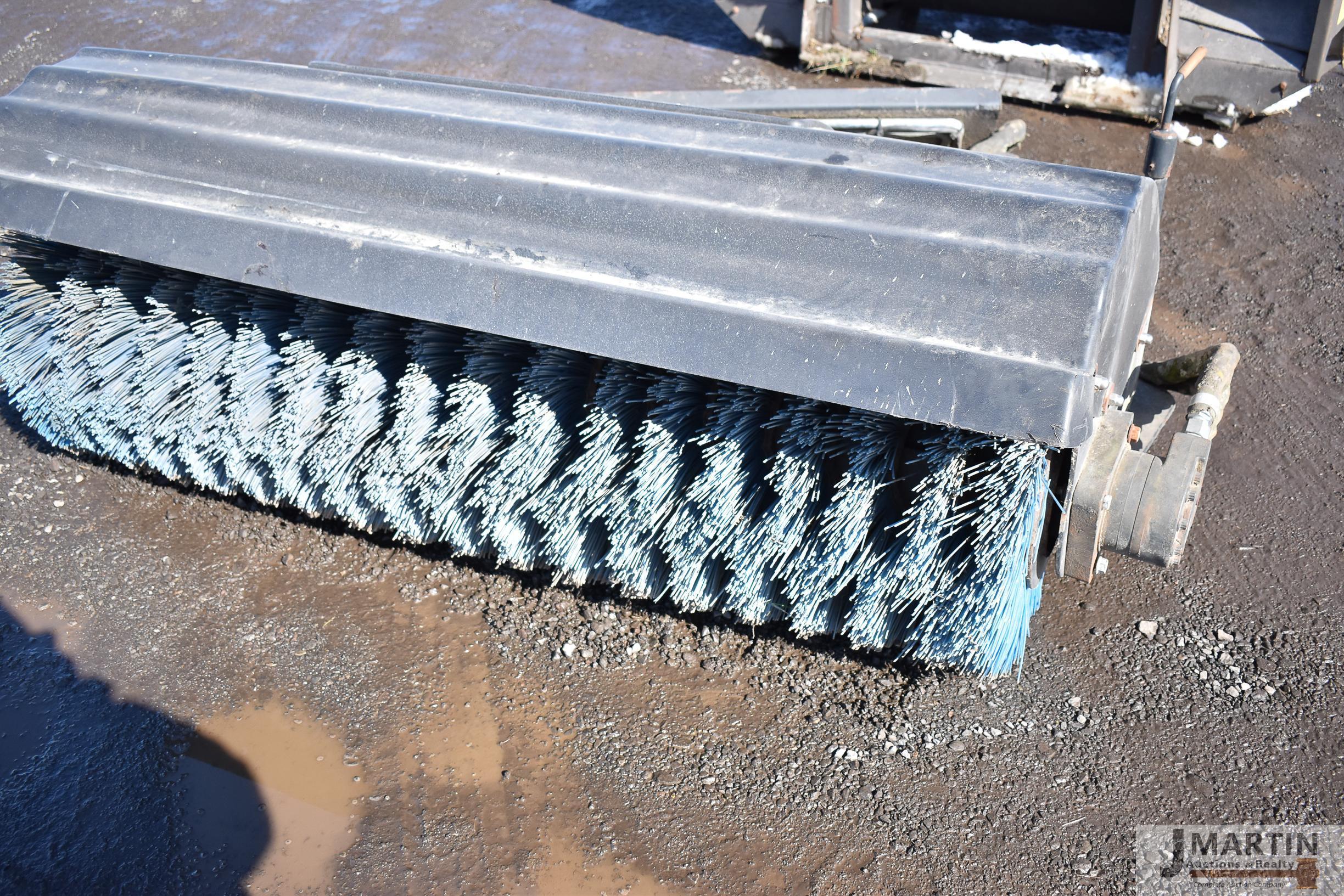 Bobcat skid mount power broom