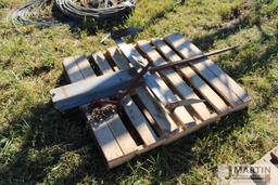 Bucket Mount Round Bale Spear