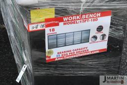 Steelman 10' 18 drawer work bench