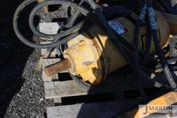 Cambria excavator mount post hole auger w/ 20" bit hex head