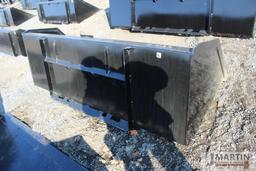 Kivel 84'' high capacity skid mount material bucket
