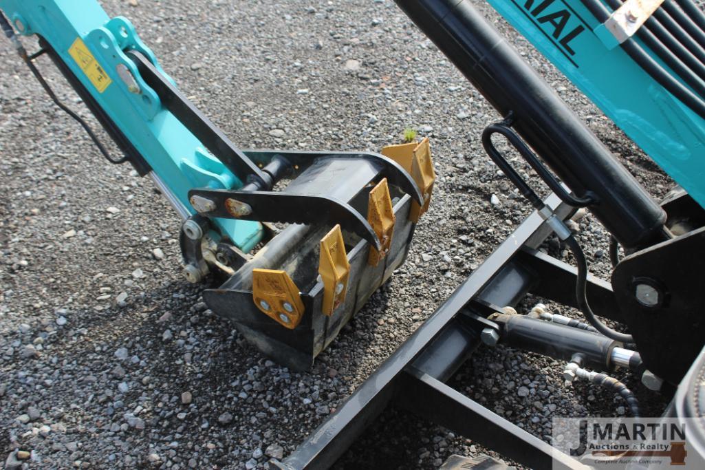 2023 QH12 Mini-excavator w/rubber tracks, thumb,gas (new)