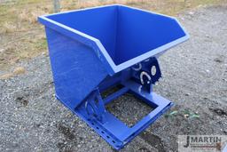 Unused dumping hopper