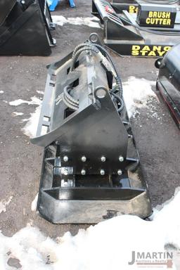 AGT 72'' unused skid mount hyd tamper