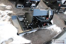 AGT 72'' unused skid mount hyd tamper
