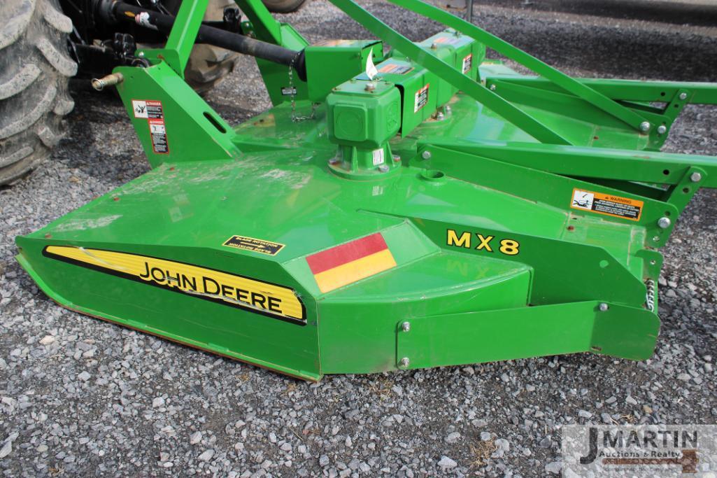 2021 JD MX8 HD 8' rotary mower