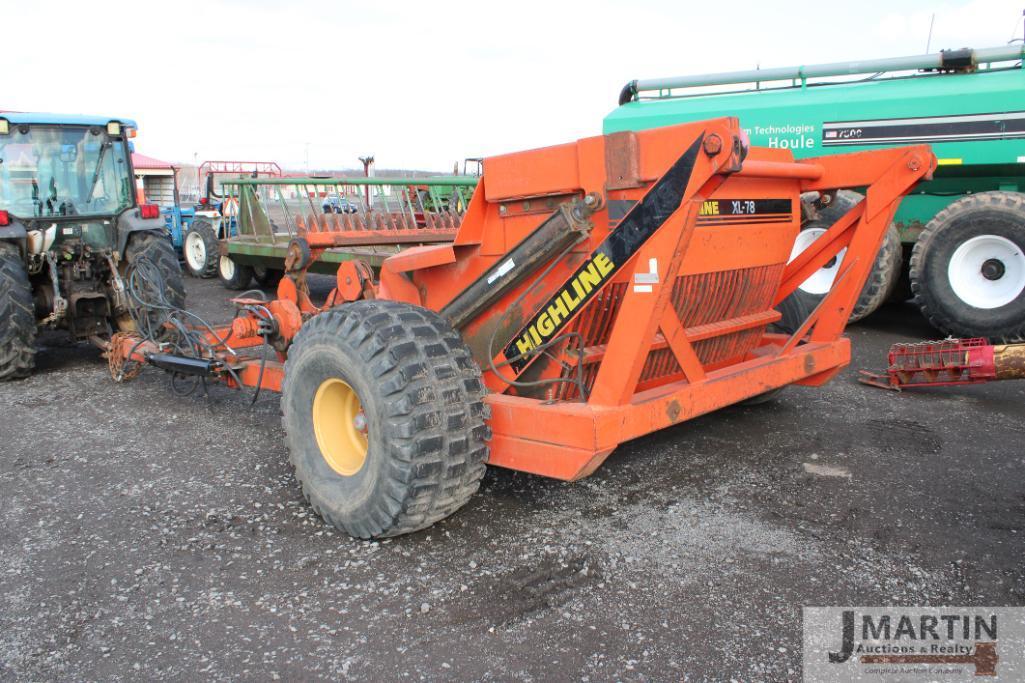 Highline XL78 rock picker