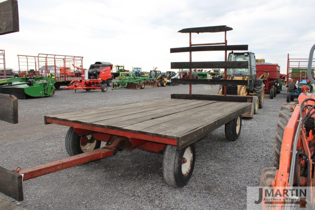 Wooden 8'x 14' hay wagon