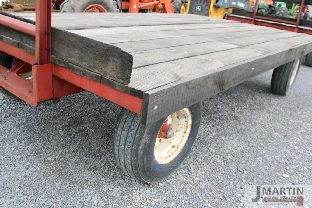 Wooden 8'x 14' hay wagon