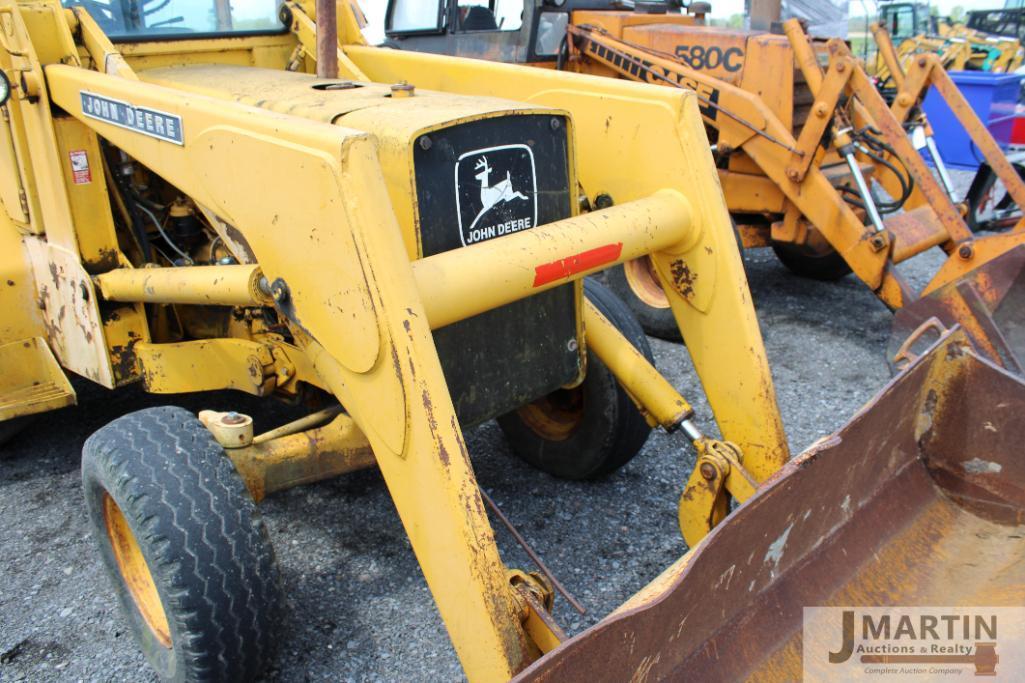 JD 310 backhoe