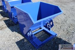 Steel dumping hopper