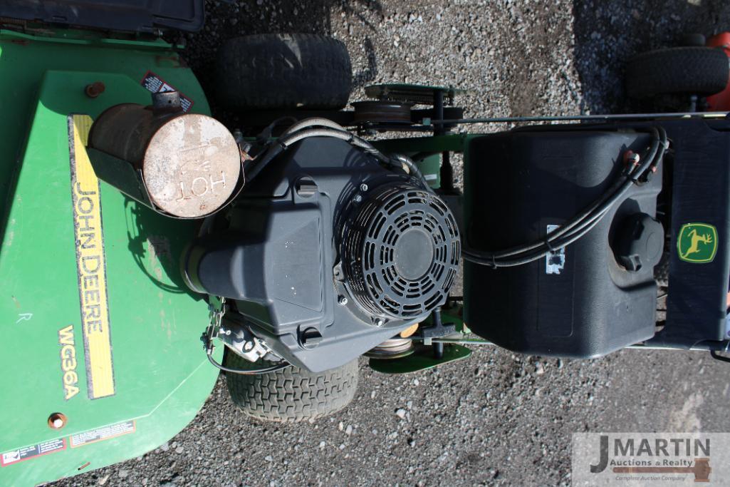 JD WG36A walk behind mower